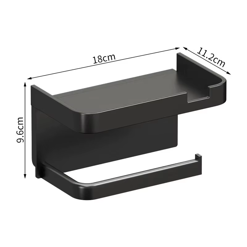 Porte-papier hygiénique en plastique T1, rangement pour serviettes de cuisine, stockage d'assaisonne