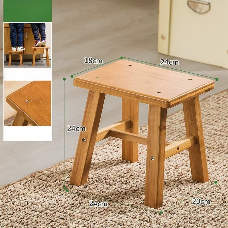Banc à chaussures minimaliste en bois massif – Tabouret de rangement multifonctionnel pour entrée, é