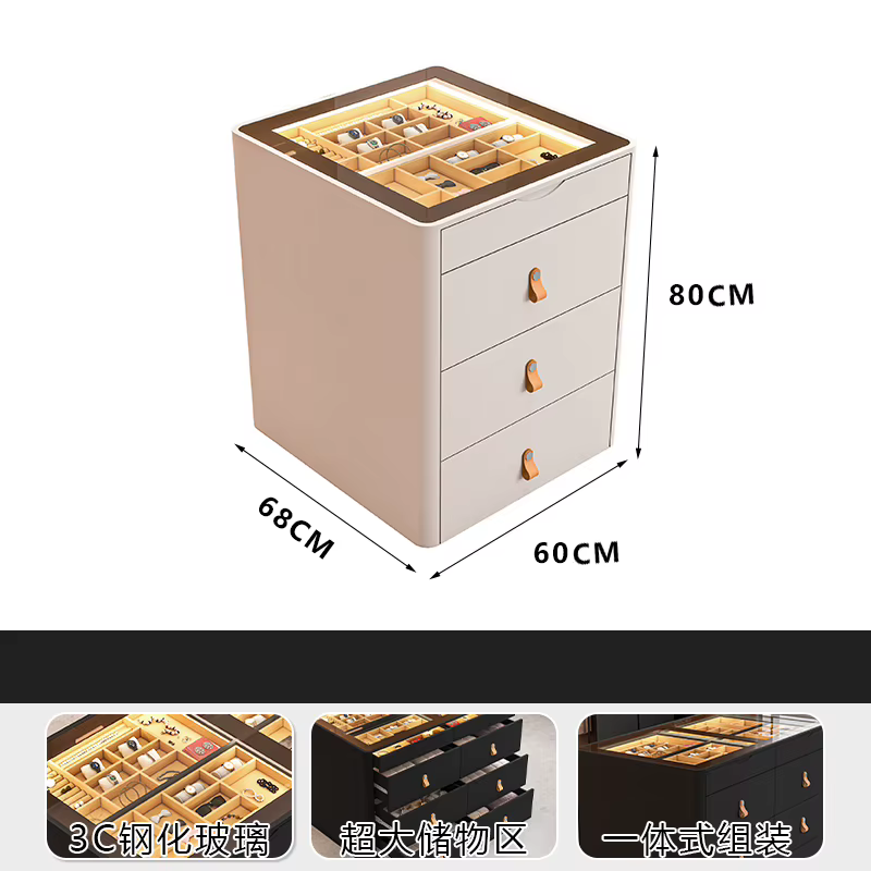 Vitrine polyvalente salon armoires artisanat présentoir debout adultes armoire organisateur luxe Woo
