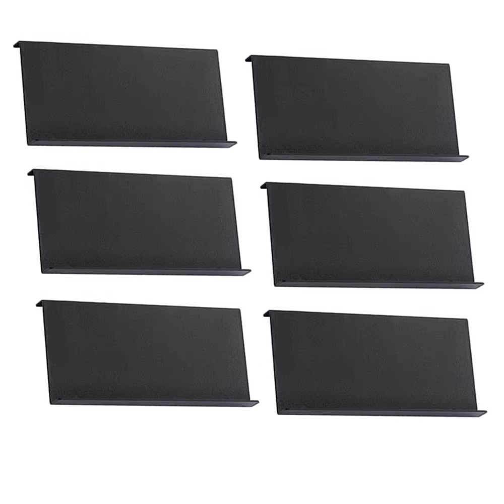 Organisateur de tiroir à épices extensible 6 pièces, support de rangement durable en plastique pour