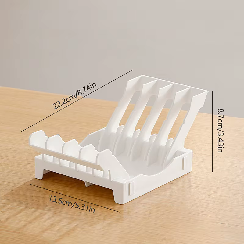 Support de rangement vertical pour vaisselle de cuisine et organisateur de vidange d'assiettes