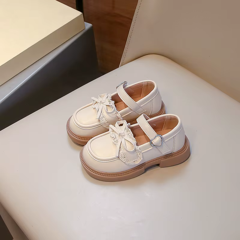Chaussures en cuir pour enfants, pour filles, mode décontractée, Mary Janes avec nœud papillon, Styl