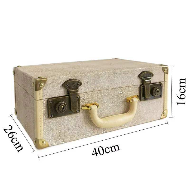 Boîte de rangement de bureau, organisateurs d'accessoires, grands bacs d'accessoires rétro à main, é