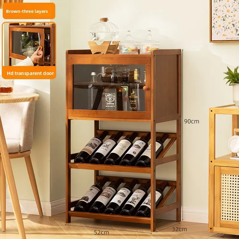 Étagère à vin, petite armoire à vin domestique, support de présentation de vin, présentoir de bar, d