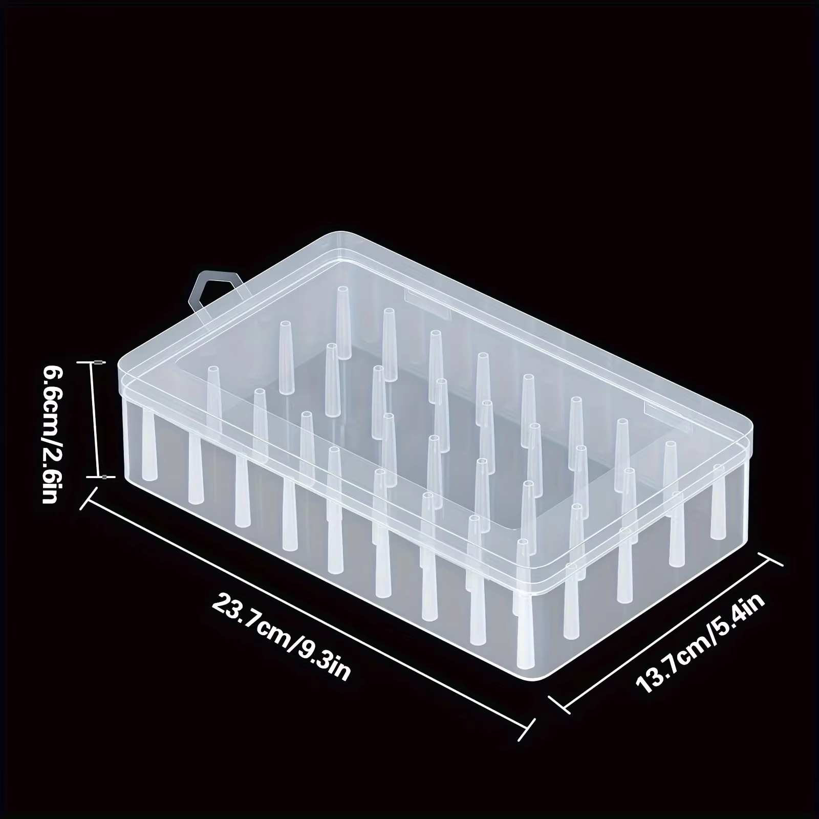 ‌ Boîte de rangement de fil à coudre 42 bobines, boîte de rangement de fil à coudre Portable en plas