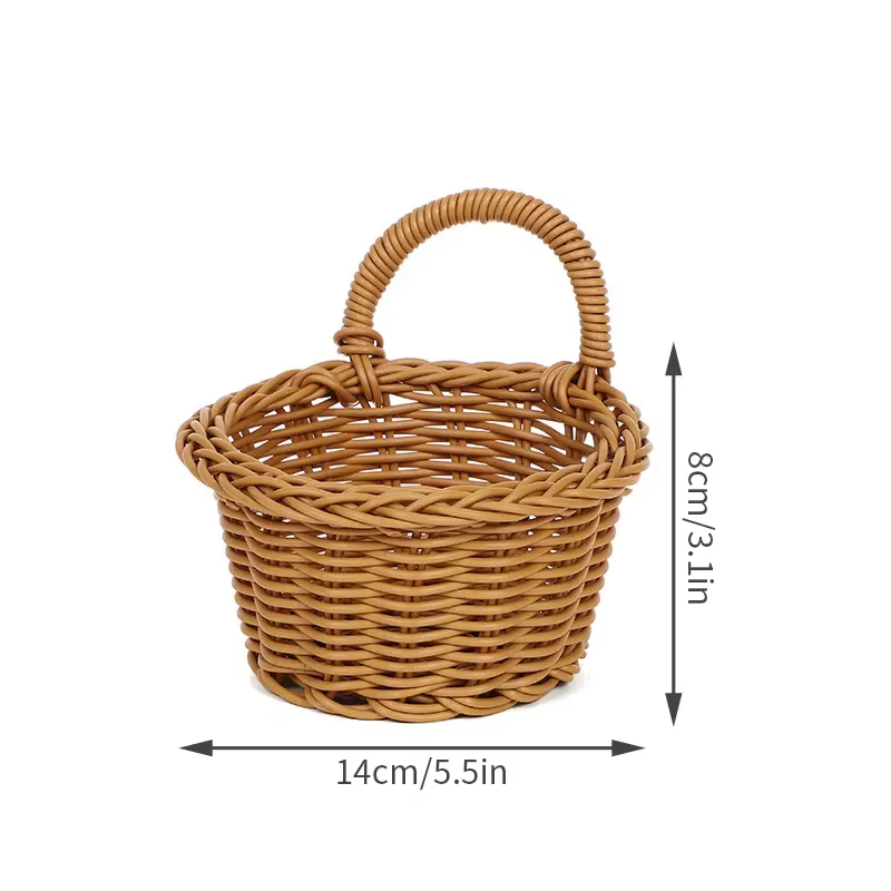 Panier à légumes mural, panier de fruits et divers, panier de rangement en osier naturel, rangement 