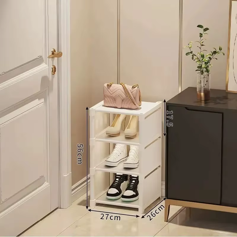 Organisateur de rangement à chaussures empilable, anti-poussière, grande capacité, meuble de rangeme