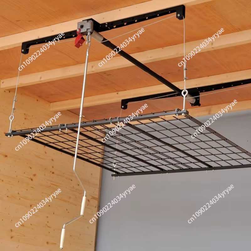 Étagère de rangement suspendue au plafond pour garage, organisateur grande capacité pour optimiser l