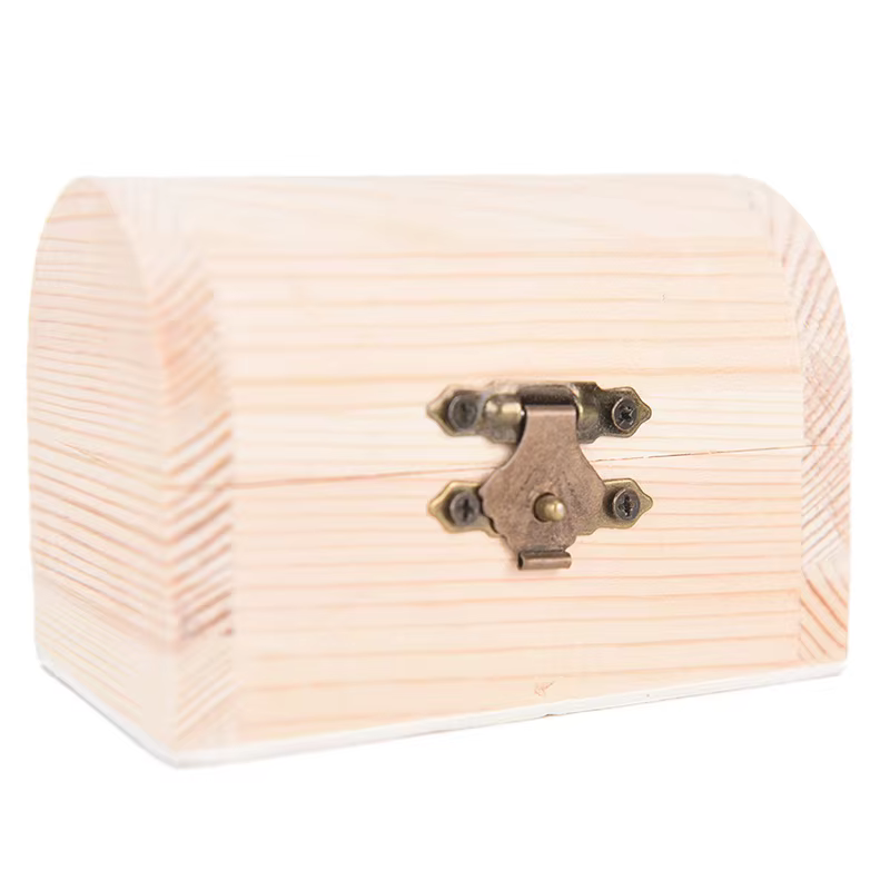 Keepplex-Boîte Arquée en Bois Vintage, Coffre de Sagesse, Rangement de Bijoux, pour Mariage, Cadeaux