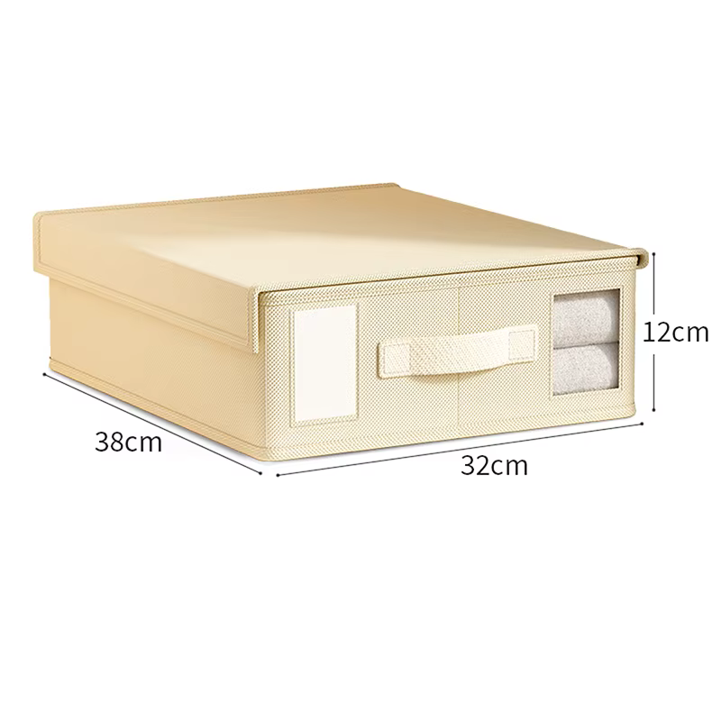 Boîte de rangement en tissu pour drap de lit, outil de rangement de finition créative, housse de cou