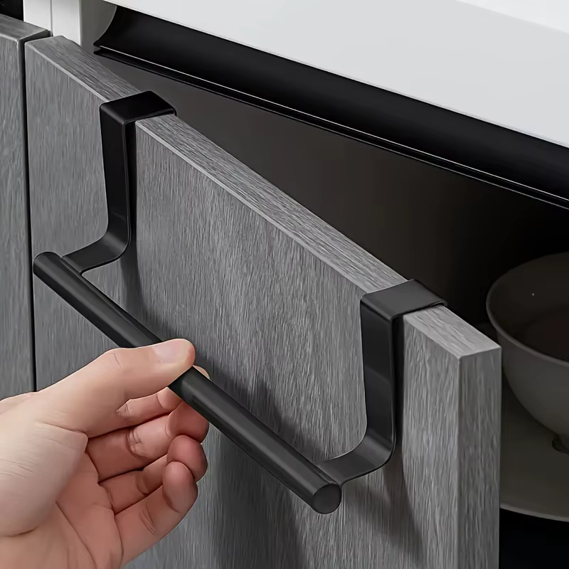 1 pièces porte-serviettes sur porte porte porte-serviettes support suspendu armoire en acier inoxyda