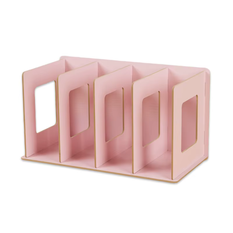 Étagère de bureau support de livre d'étudiant étagère de bureau simple bricolage support de CD créat