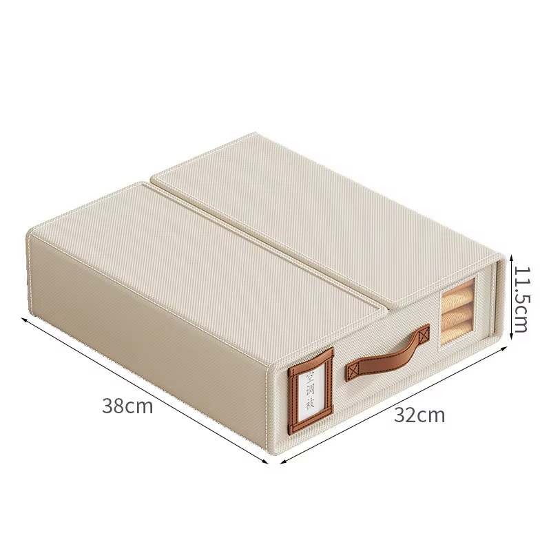 Boîte de rangement en tissu pour drap de lit, boîte de rangement pliable, respirante, résistante à l