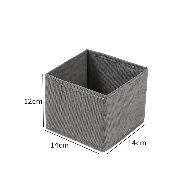 Boîte de rangement de sous-vêtements en tissu, 1 pièce, organisateurs de tiroirs pour l'organisation