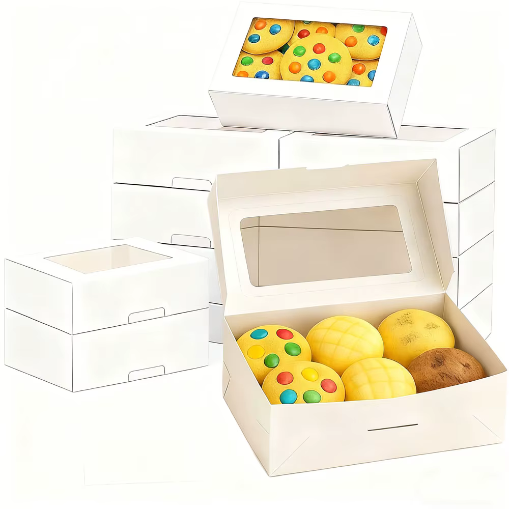 Boîtes à biscuits 10/20/30 compartiments avec fenêtre - boîtes à pain, pour l'hôtellerie, desserts, 