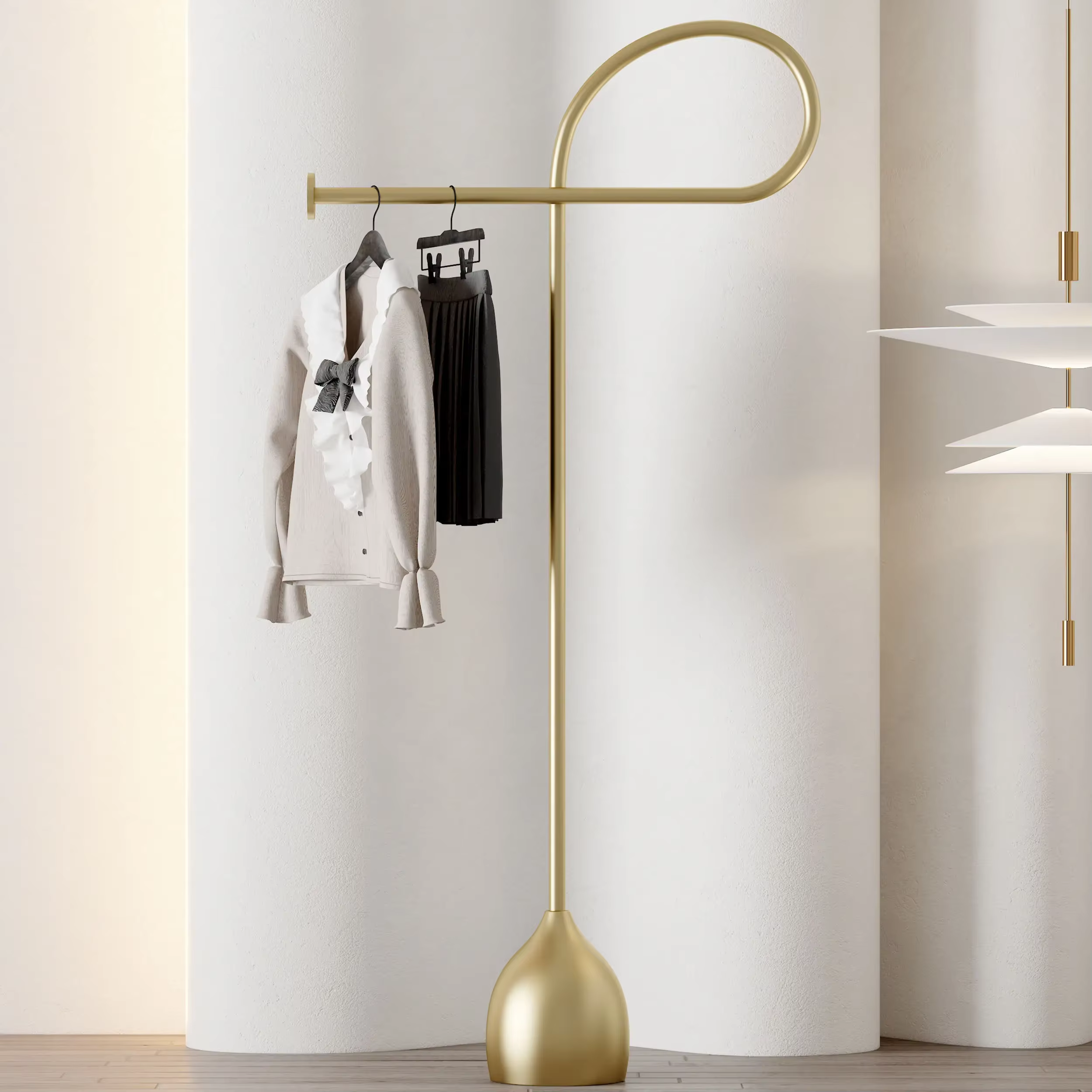 Porte-manteau sur pied Simple, cintre de sol pour Hall d'entrée, rangement de chambre à coucher, sup