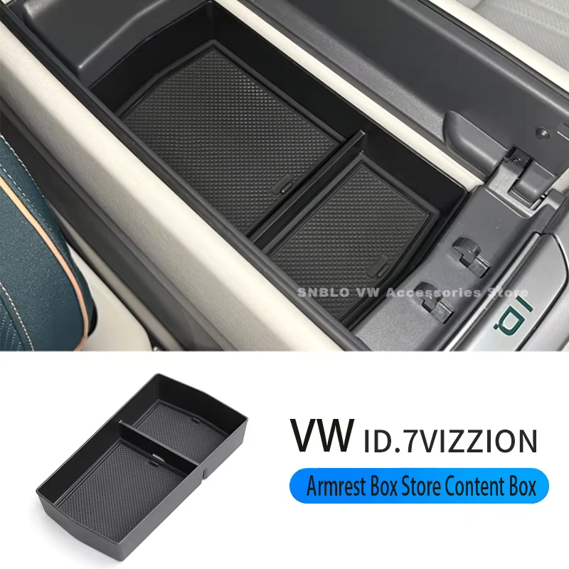 Boîte d'accoudoir pour console centrale intérieure, boîte de contenu pour VW ID7, accessoires ID 7, 