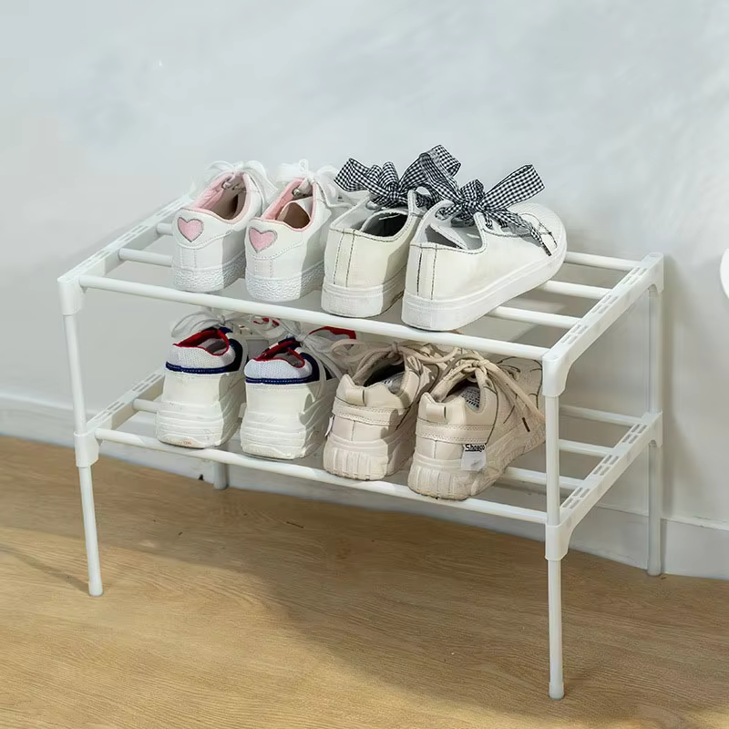Armoire à chaussures domestique 2 couches, anti-poussière, épais, Durable, pour salon, pantoufles, b
