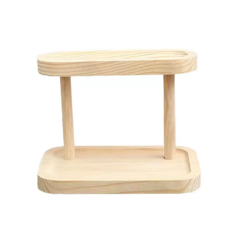 Support de rangement étagère de rangement en bois 2 niveaux organisateur de bureau étagères présento