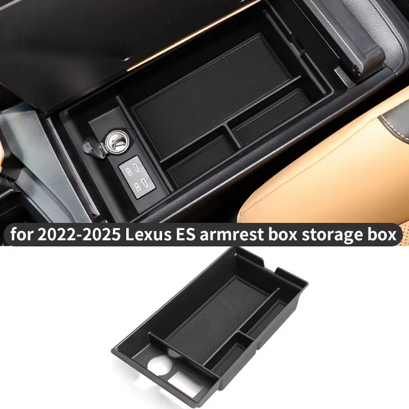 Boîte de rangement pour accoudoir de console centrale Lexus ES 2022-2025, boîte de rangement intérie