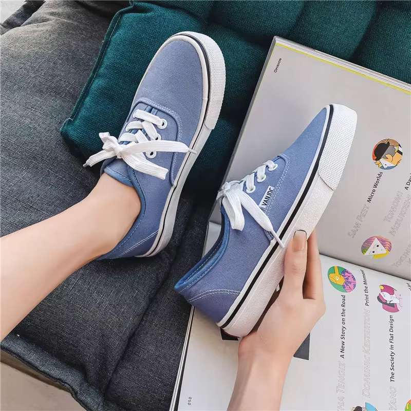 Chicvintagecanva chaussures pour femmes classique fond plat Ins chaussures de couleur bonbon à la mo