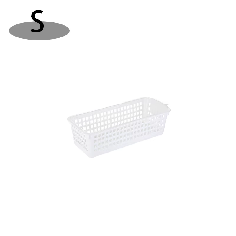 Panier de rangement de bureau, panier de rangement rectangulaire creux pour collations, boîte d'arti