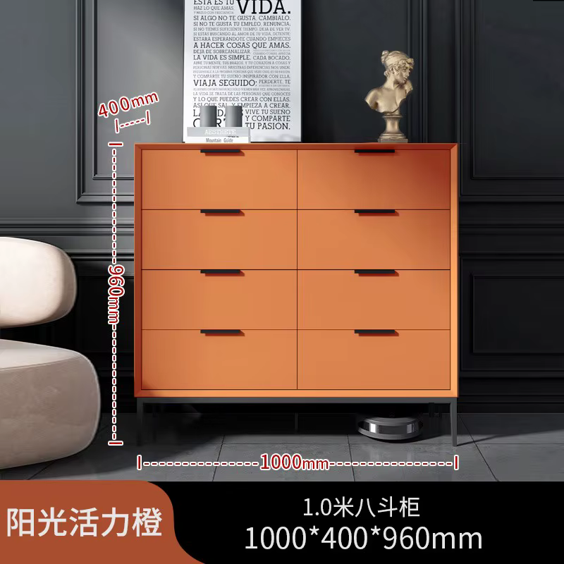 Meuble de rangement de style vintage, armoire de luxe pour la salle de séjour, design simple, meuble