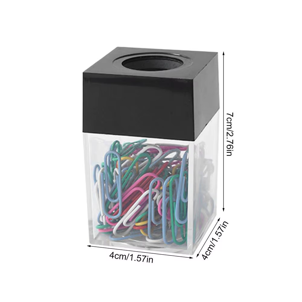 Boîte de rangement pour clips, distributeur de clips, boîte à absorption magnétique, porte-clips, pa