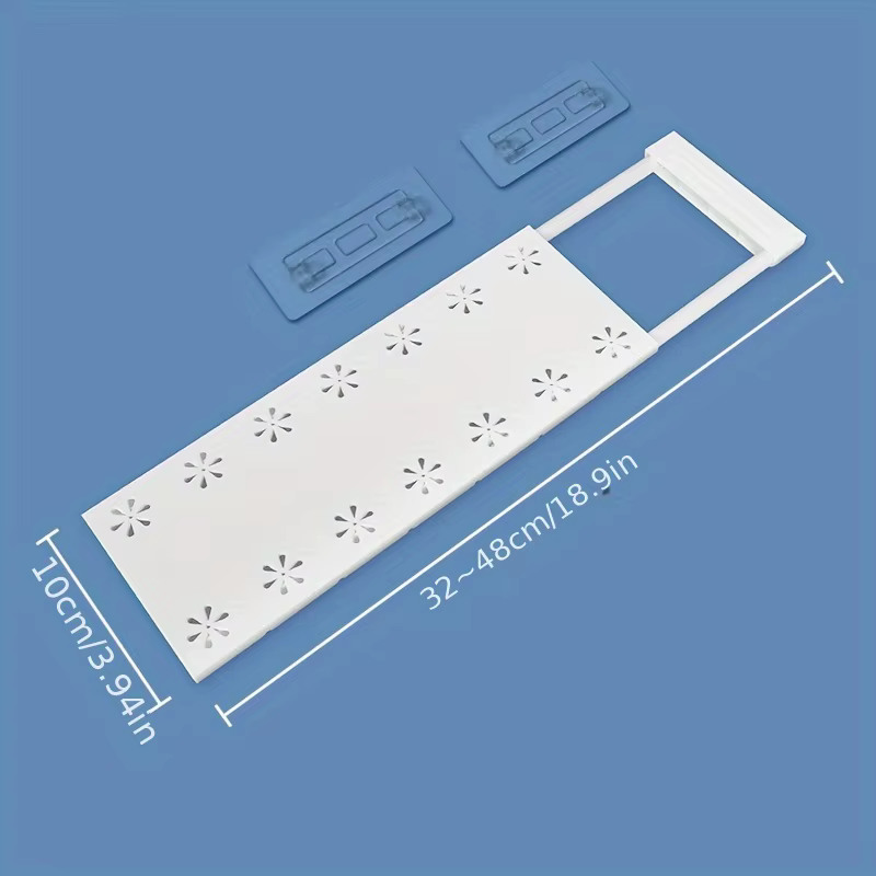 Cloison de rangement multifonctionnelle non perforée, adaptée aux étagères de rangement peu encombra