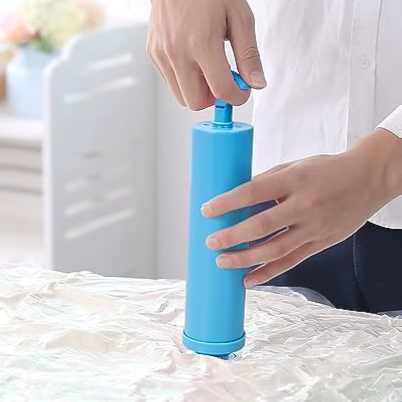 Pompe à vide manuelle pour sacs de rangement sous vide, extracteur d'air, outil de compression pour