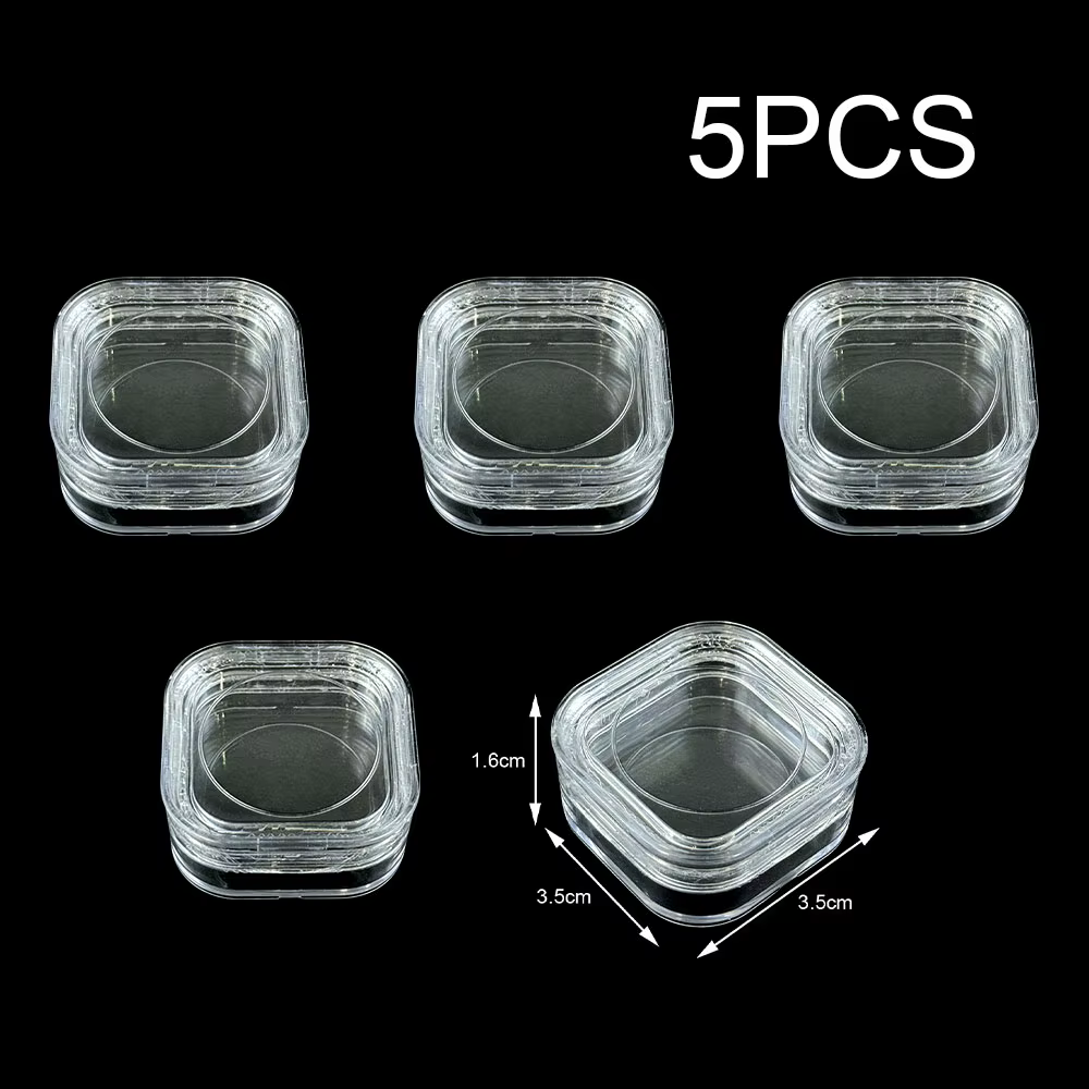 Boîte à dents pour prothèses dentaires, 5 pièces, avec Film plastique Transparent, boîte à Membrane 