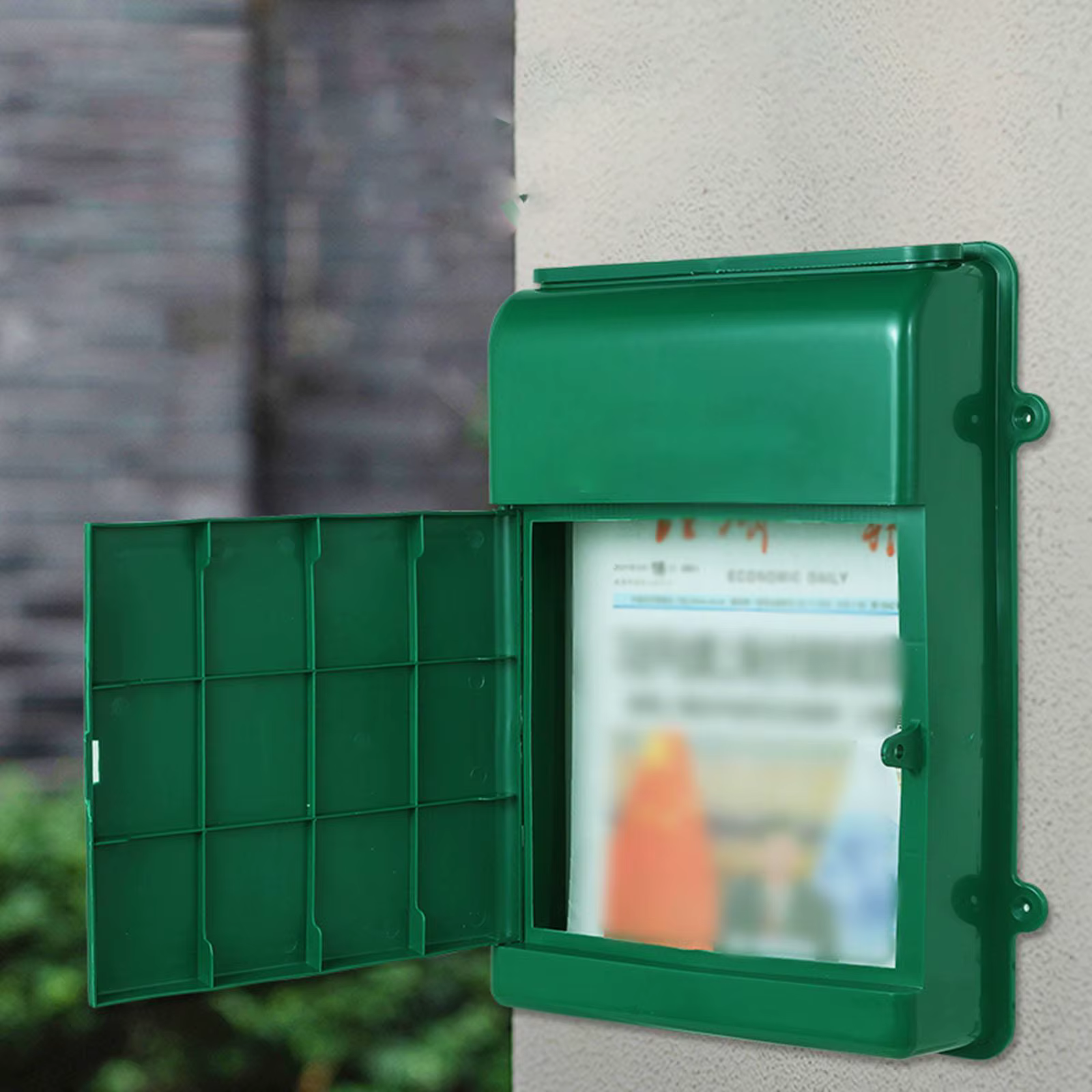 Boîte à bulletin postale murale