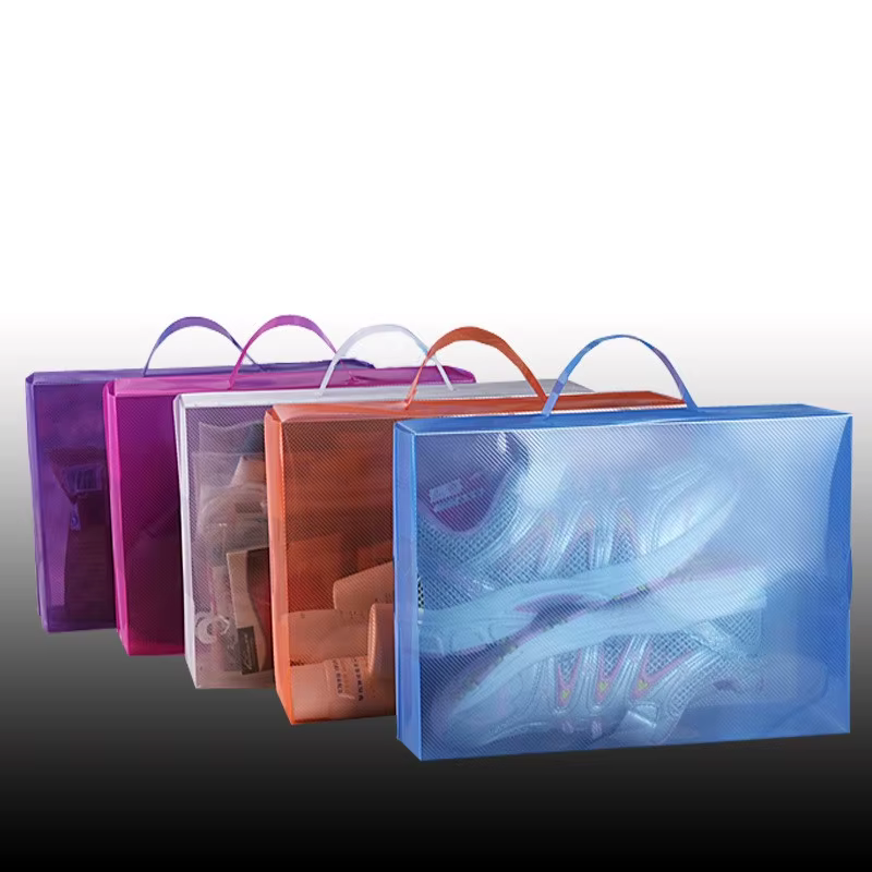Boîte à chaussures transparente