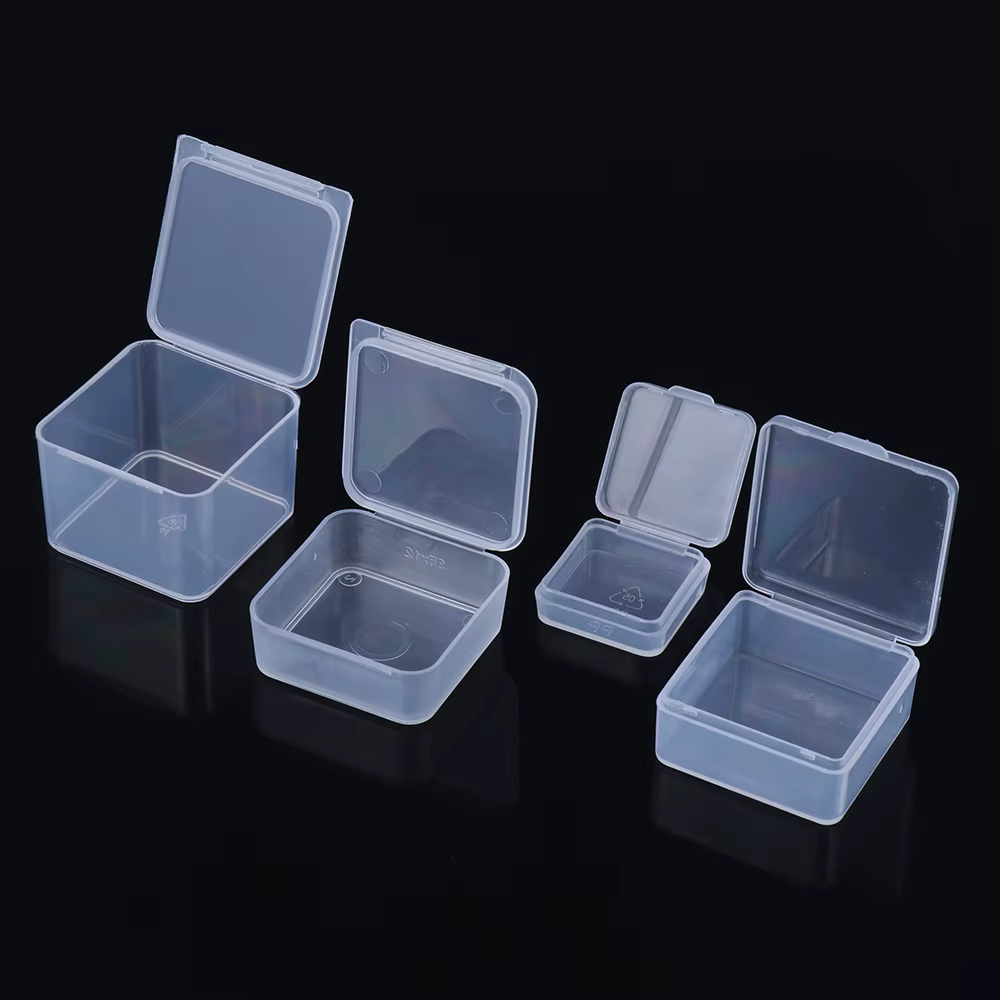 Boîte de Rangement Transparente en Plastique