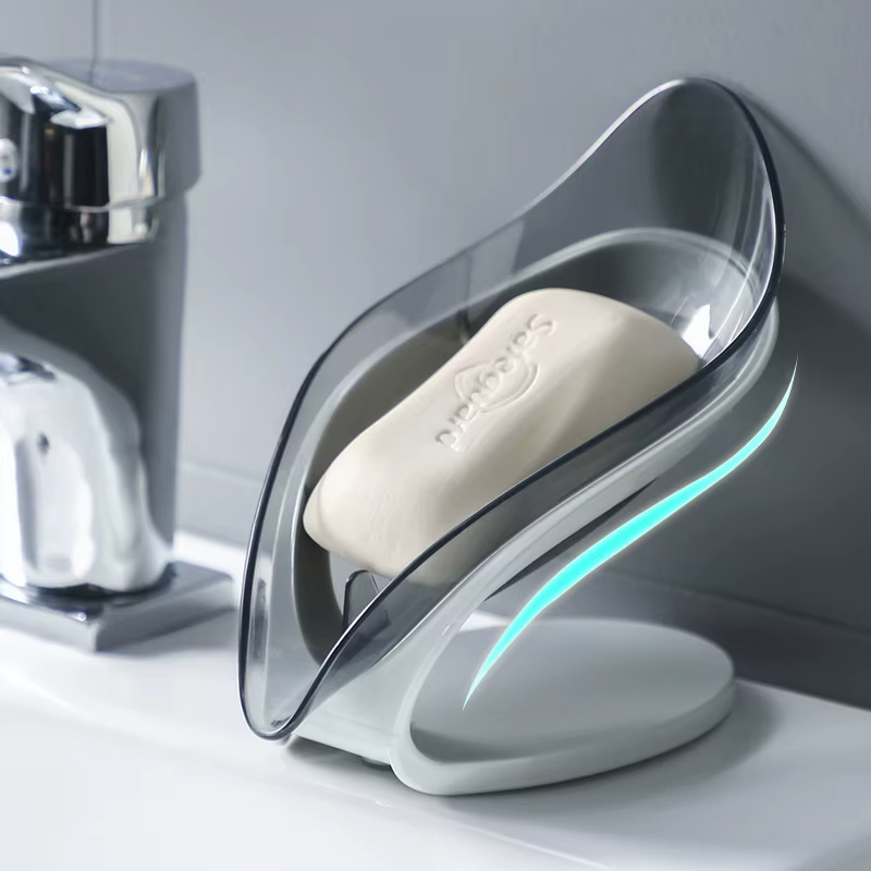 Boîte à savon à ventouse pour salle de bain