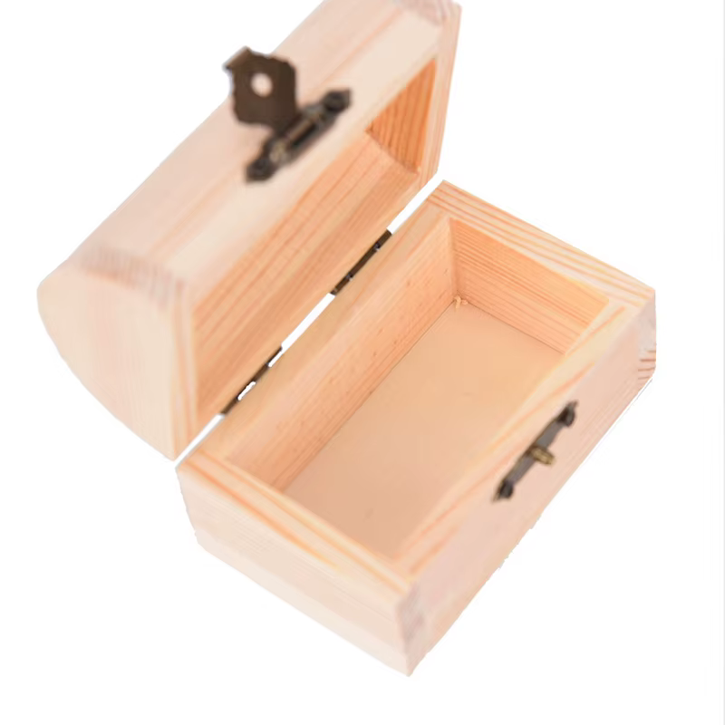 1 pièces 12.5*6.5cm Fine petite boîte en bois bijoux