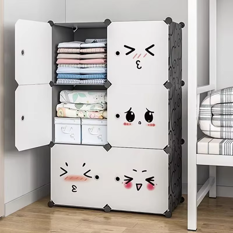 Armoire de rangement pliable et portable pour bijoux