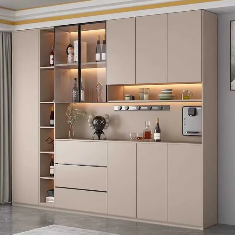 Armoire de cuisine avec portes en verre