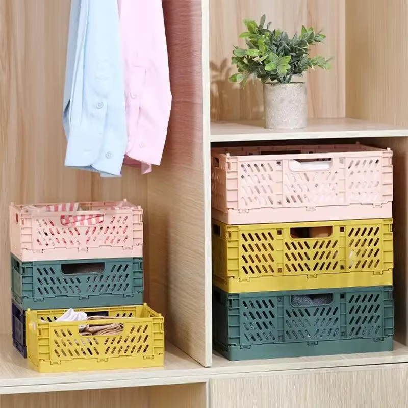 Panier de rangement pliable