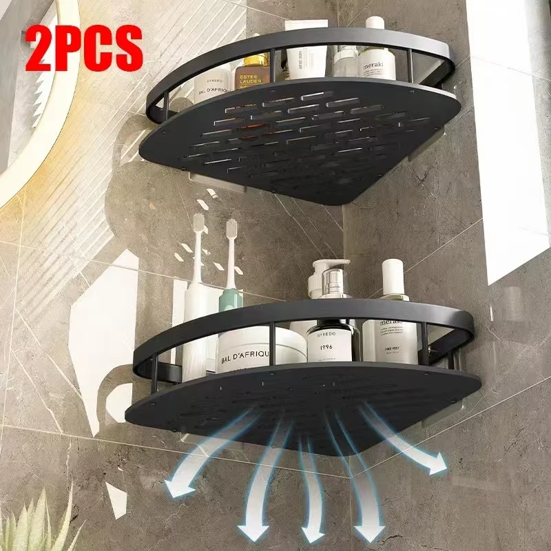 Étagère d'angle de douche sans clous
