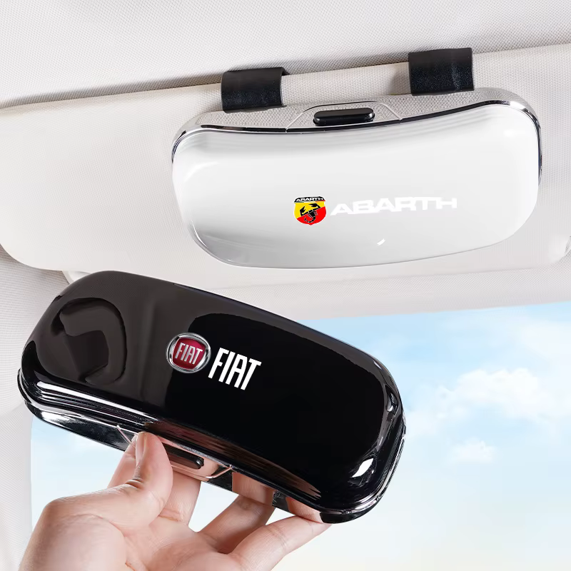 Boîte à lunettes pour pare-soleil de voiture