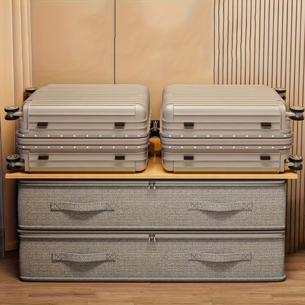 Grands boîtes de rangement sous le lit