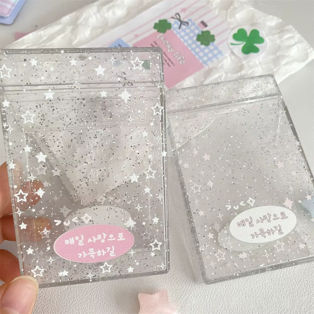 Boîte de Rangement en Plastique Multifonction pour Cartes et Photos