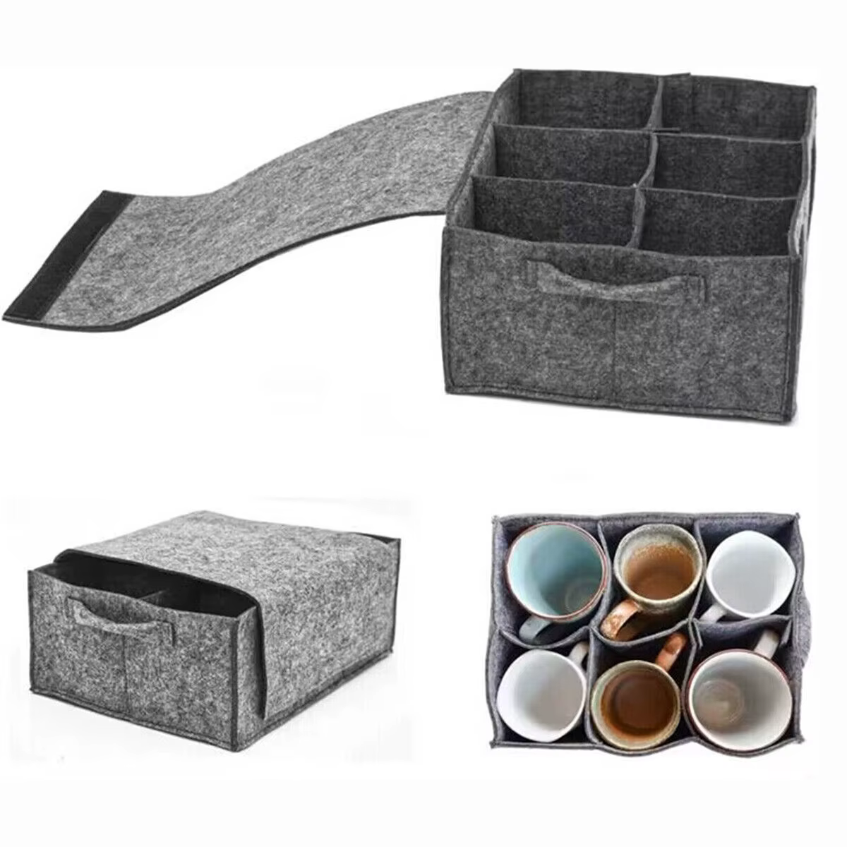 Pour caravane porte-assiette vaisselle sac de rangement pour camping-car