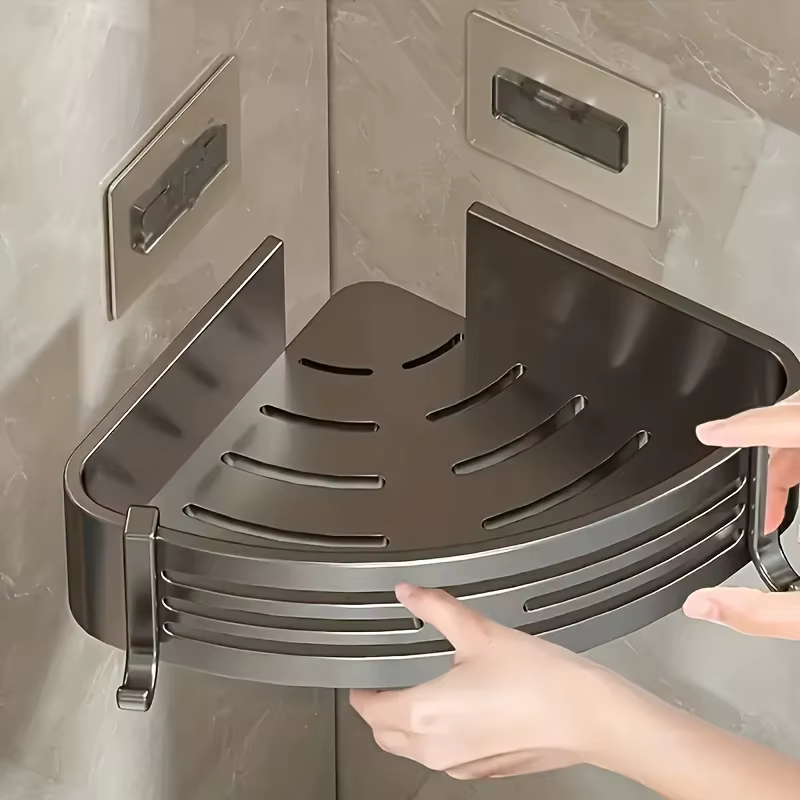 Étagère de douche d'angle spatial