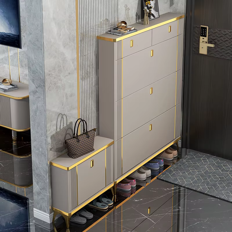 Meuble à chaussures fin pour entrée