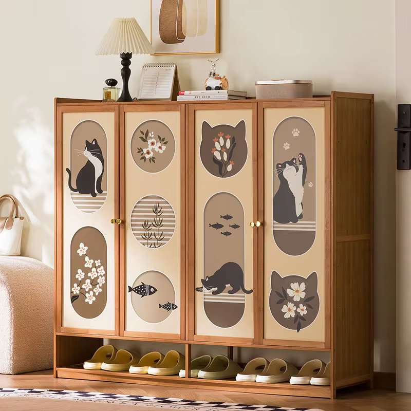 Meuble à chaussures pour l'entrée de la maison