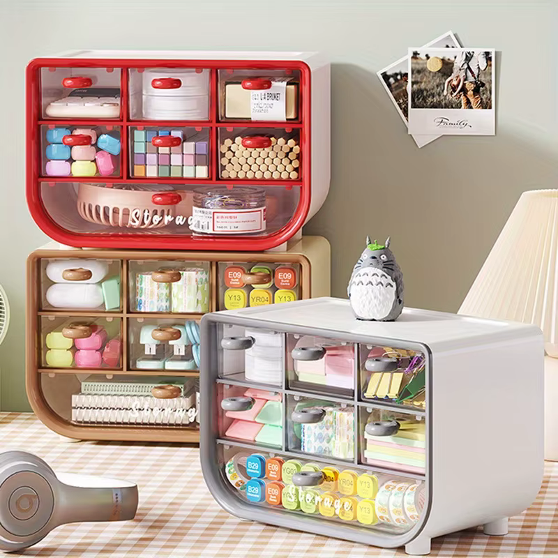 Boîte de rangement de bureau avec tiroir