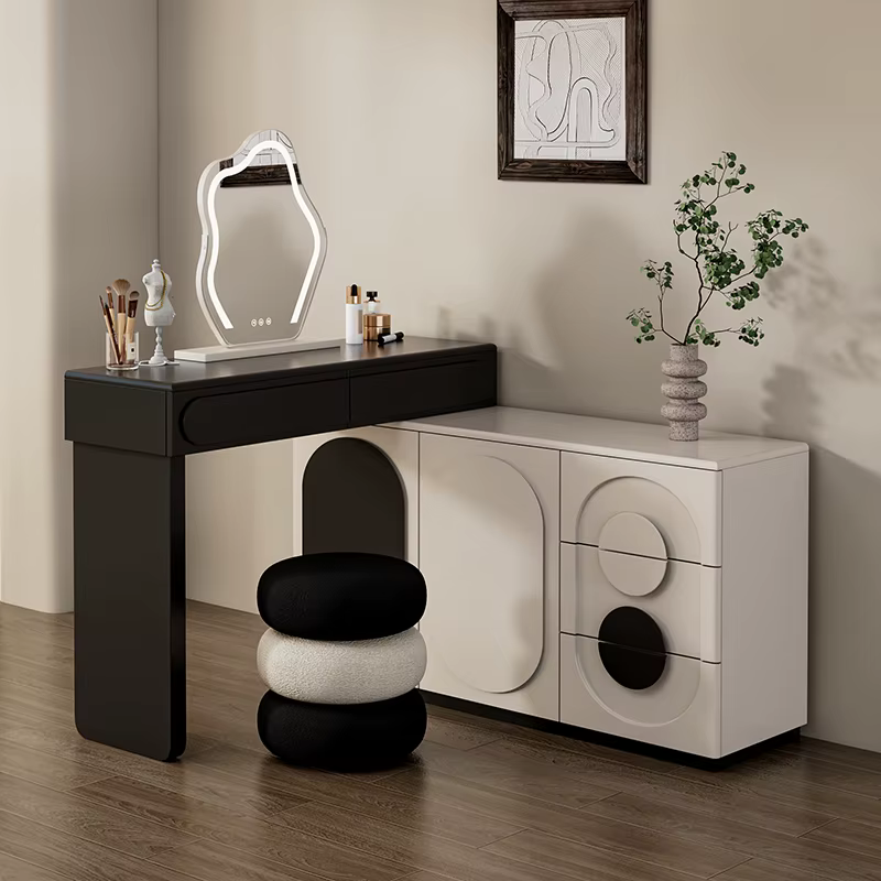 Table de toilette avec rangement