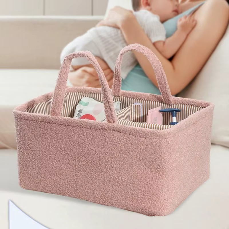 Panier rangement pour bébé avec intérieur étanche